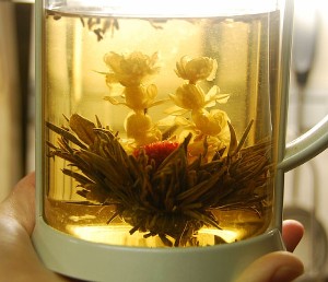 чай цветок