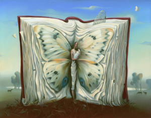 книга бабочка