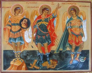 Святые архангелы Михаил, Гавриил и Рафаил - Католики